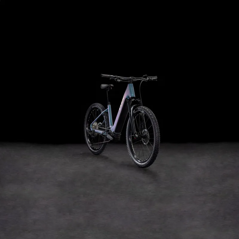 2025 Cube Reaction Hybrid Pro 800 - Step Thru Electric Mountain Bike - Smaragd Grey / Prism-1