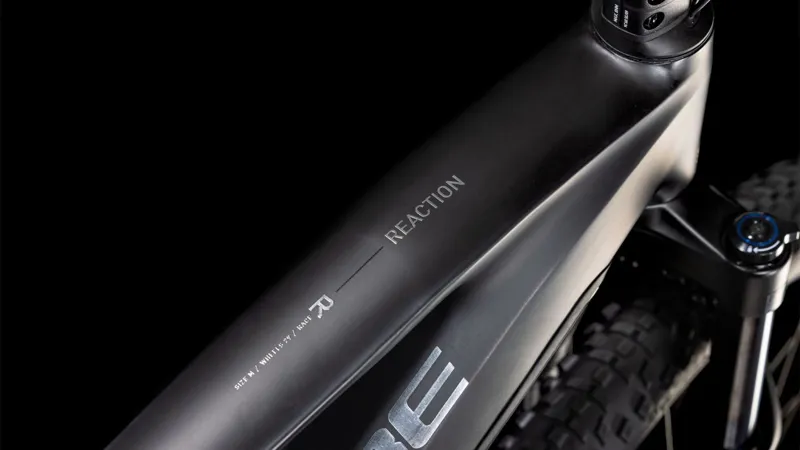 2025 Cube Reaction Hybrid Race 800 - Electric Hardtail Mountain Bike - Black / Metal-2