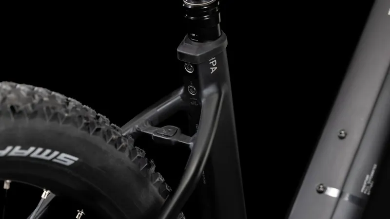 2025 Cube Reaction Hybrid Race 800 - Step Thru Electric Hardtail Mountain Bike - Black / Metal-4