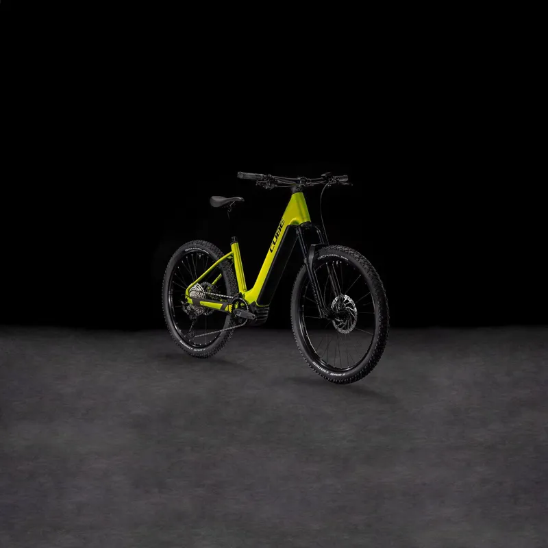 2025 Cube Reaction Hybrid Race 800 - Step Thru Electric Hardtail Mountain Bike - Lizard / Black-1