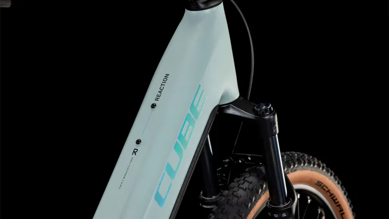 2025 Cube Reaction Hybrid Race 800 - Step Thru Electric Hardtail Mountain Bike - Desert Green / Prism-2