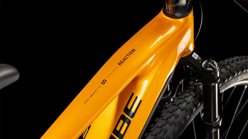 2025 Cube Reaction Hybrid SLX 800 - Electric Hardtail Mountain Bike - Spectra Orange / Violet-1