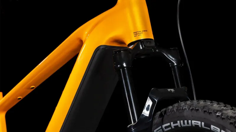 2025 Cube Reaction Hybrid SLX 800 - Electric Hardtail Mountain Bike - Spectra Orange / Violet-2