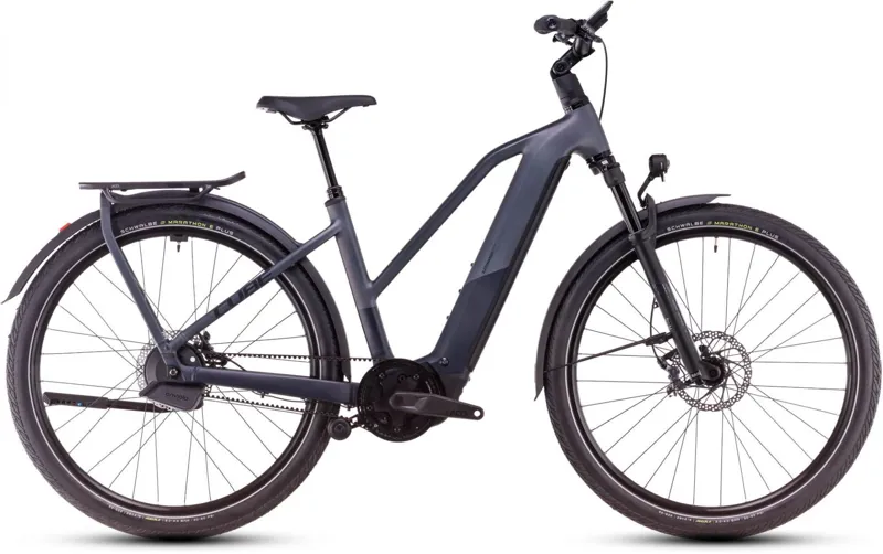2025 Cube Kathmandu Hybrid Comfort SLX 800 Trapeze - Electric Hybrid Bike - Night Sky / Ink 