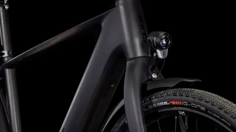 2025 Cube Kathmandu Hybrid C:62 SLX 400X - Electric Hybrid Bike - Carbon / Black-2