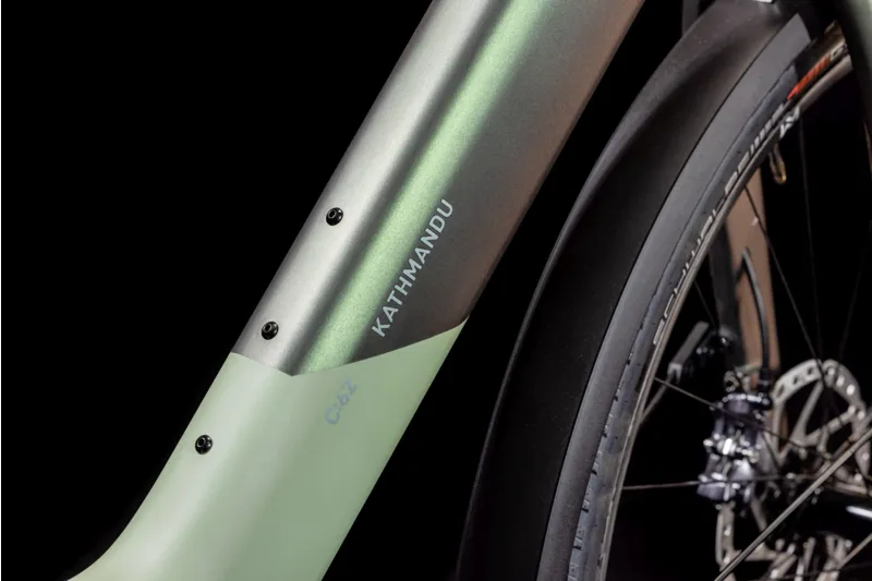 2025 Cube Kathmandu Hybrid C:62 SLX 400X Easy Entry - Electric Hybrid Bike - Stellar / Origano Green-6