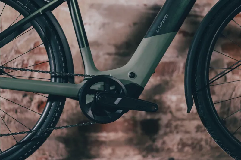 2025 Cube Kathmandu Hybrid C:62 SLX 400X Easy Entry - Electric Hybrid Bike - Stellar / Origano Green-3