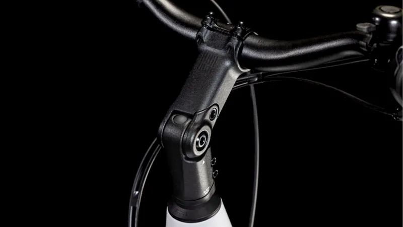 2025 Cube Supreme Hybrid Comfort One 500 Easy Entry - Electric Hybrid Bike - Metallic White / Black-4