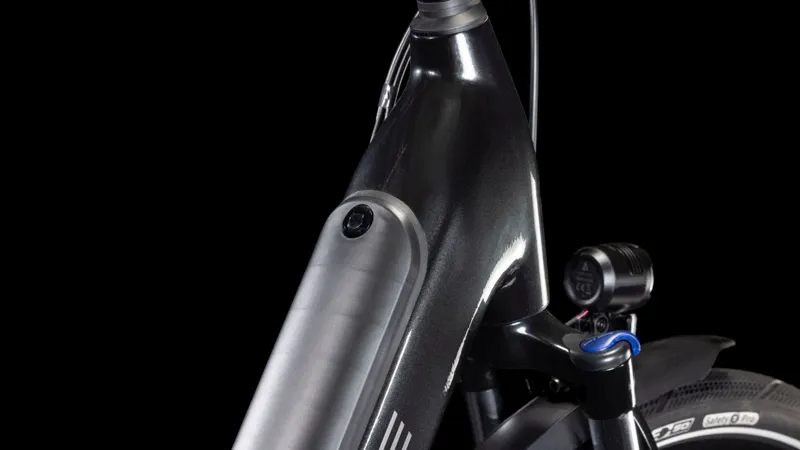 2025 Cube Supreme Hybrid Comfort Pro 500 Easy Entry - Electric Hybrid Bike - Grey / Lunar-5