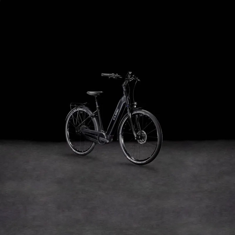 2025 Cube Supreme Hybrid Comfort Pro 500 Easy Entry - Electric Hybrid Bike - Grey / Lunar-6