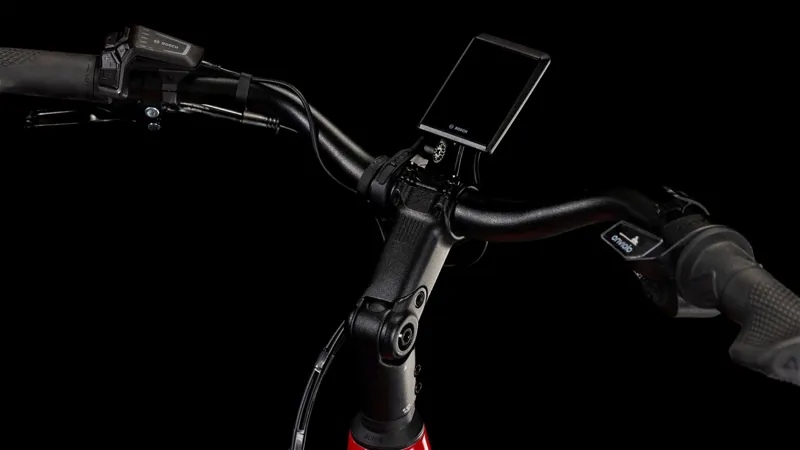 2025 Cube Supreme Hybrid Comfort Pro 500 Easy Entry - Electric Hybrid Bike - Fire Red/Black-4