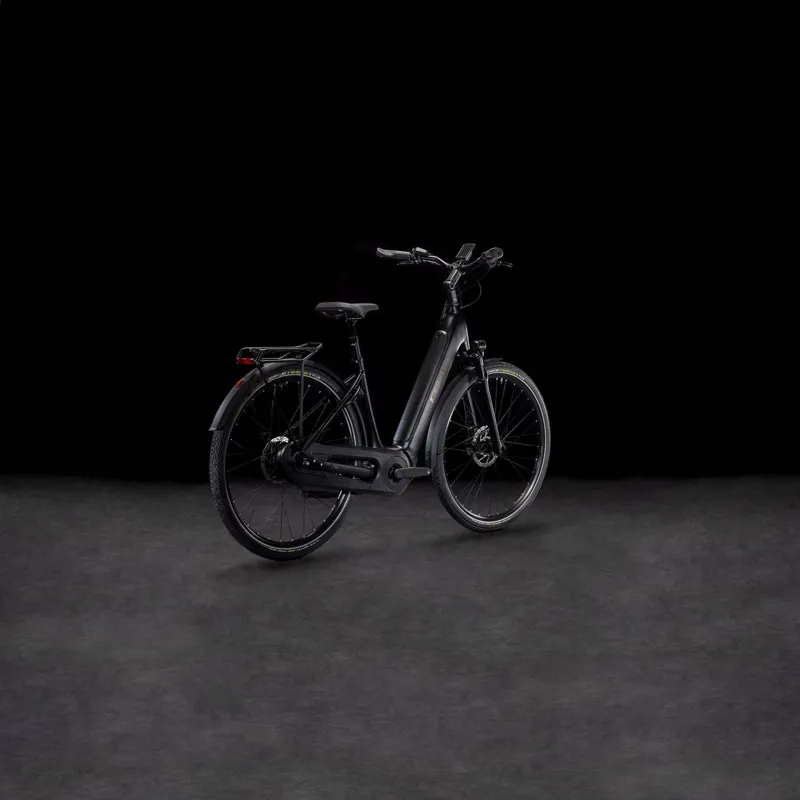 2025 Cube Supreme Hybrid Comfort SLX 625 Easy Entry - Electric Hybrid Bike - Black / Metal-7