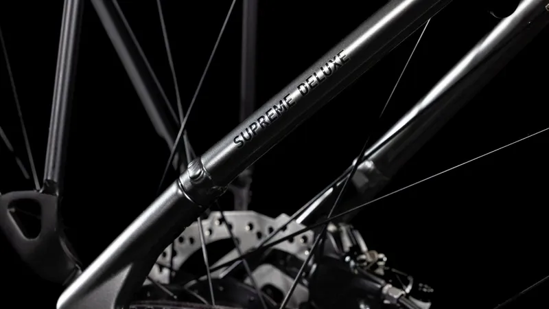 2025 Cube Supreme Hybrid Deluxe One 625 Easy Entry - Electric Hybrid Bike - Slate Black / Black-2