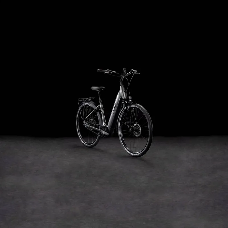 2025 Cube Supreme Hybrid Deluxe One 625 Easy Entry - Electric Hybrid Bike - Slate Black / Black-6