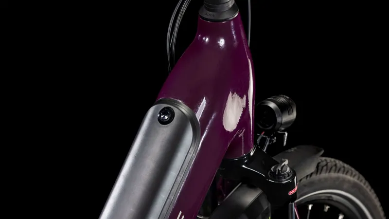 2025 Cube Supreme Hybrid Deluxe Pro 625 Easy Entry - Electric Hybrid Bike - Amarone / Grey-5