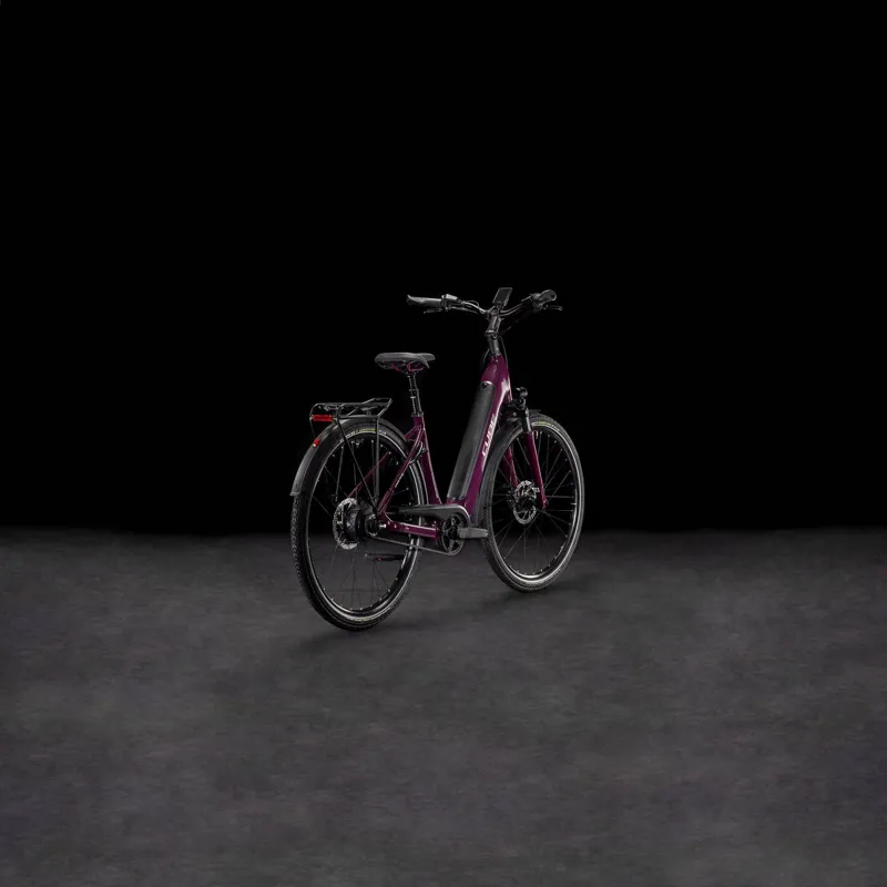 2025 Cube Supreme Hybrid Deluxe Pro 625 Easy Entry - Electric Hybrid Bike - Amarone / Grey-6