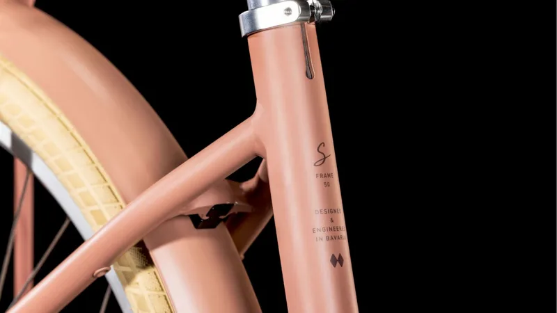 2025 Cube Ella Hybrid 500 - Electric Hybrid Bike - Old Pink / Plum-3