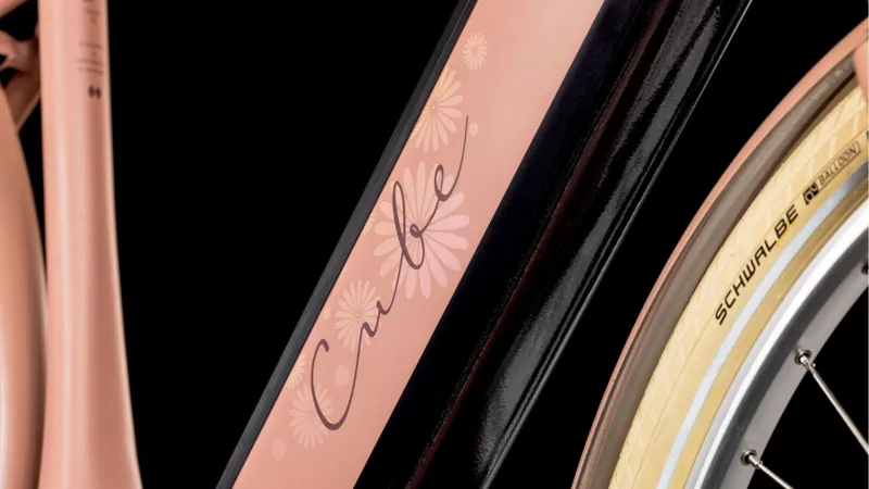 2025 Cube Ella Hybrid 500 - Electric Hybrid Bike - Old Pink / Plum-2