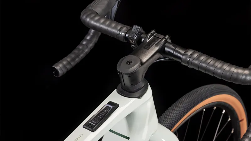 2025 Cube Nuroad Hybrid C:62 Race 400X - Electric Gravel Bike - Desert Stone / Green-5