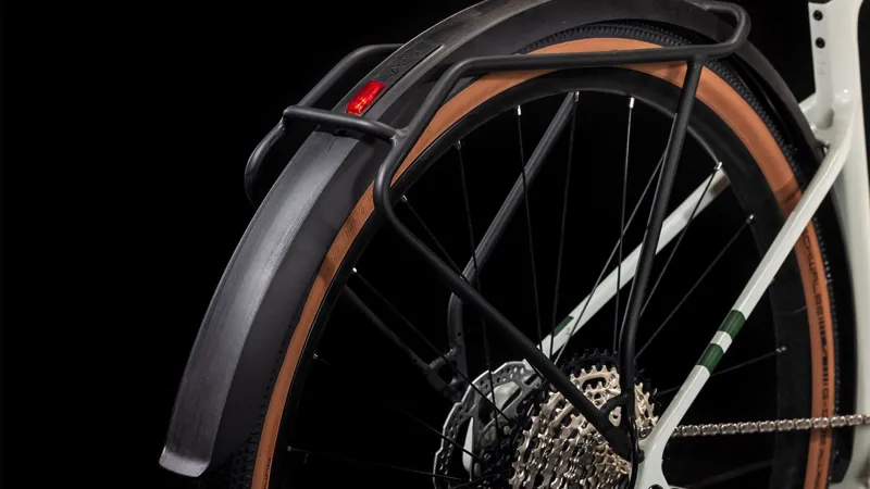 2025 Cube Nuroad Hybrid C:62 Race FE 400X - Fully equipped Electric Gravel Bike - Desert Stone / Green-5