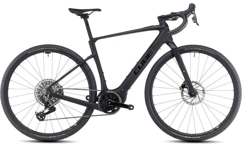 2025 Cube Nuroad Hybrid C:62 SLX 400X - Electric Gravel Bike - Carbon / Glossy