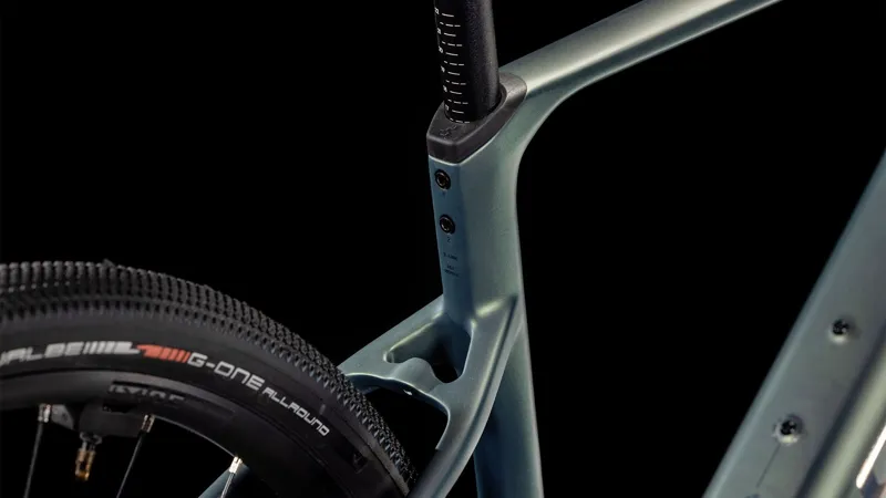 2025 Cube Nulane Hybrid C:62 Race 400X - Electric Hybrid Bike - Sage Brush Green / Prism-3