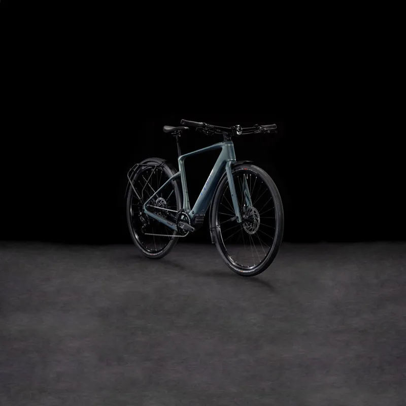 2025 Cube Nulane Hybrid C:62 Race 400X - Fully Equipped Electric Hybrid Bike - Sage Brush Green / Prism-1