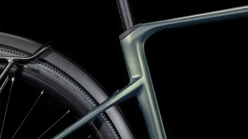 2025 Cube Nulane Hybrid C:62 Race 400X - Fully Equipped Electric Hybrid Bike - Sage Brush Green / Prism-5