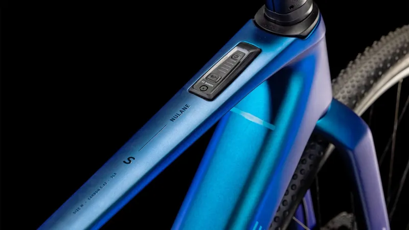 2025 Cube Nulane Hybrid C:62 SLX 400X - Electric Hybrid Bike - Nebula / Blue-2