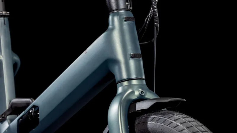 2025 Cube Fold Hybrid 500 - Electric Folding Bike - Sage Brush Green / Prism-6