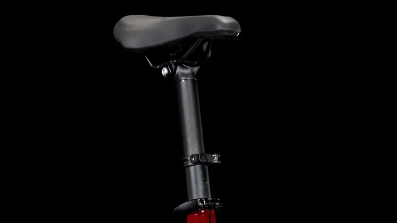 2025 Cube Fold Hybrid 500 - Electric Folding Bike - Merlot Red / Reflex-4