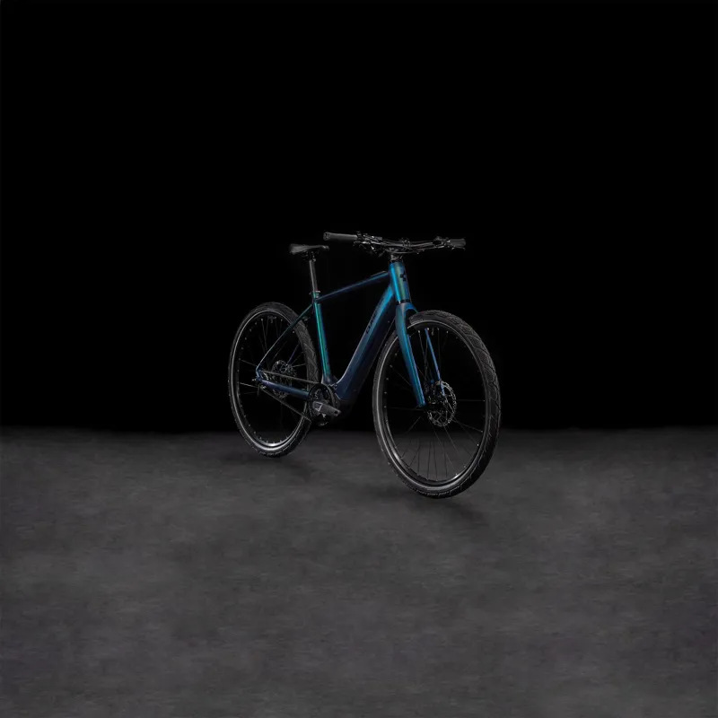 2025 Cube Editor Hybrid SLT 400X - Electric Hybrid Bike - Goblin / Glossy-1