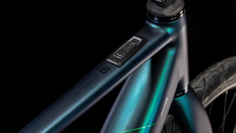 2025 Cube Editor Hybrid SLT 400X - Electric Hybrid Bike - Goblin / Glossy-2