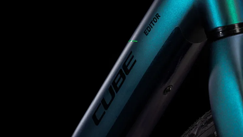 2025 Cube Editor Hybrid SLT 400X - Electric Hybrid Bike - Goblin / Glossy-5