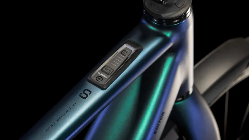 2025 Cube Editor Hybrid SLT FE 400X - Fully Equipped Electric Hybrid Bike - Goblin / Glossy-2