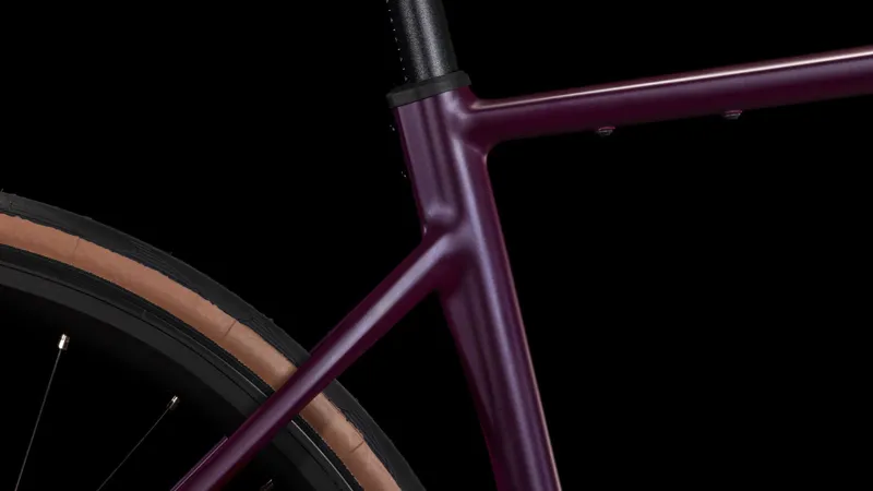 2025 Cube Attain Pro - Claris equipped Road Bike - Purple / Helio-4