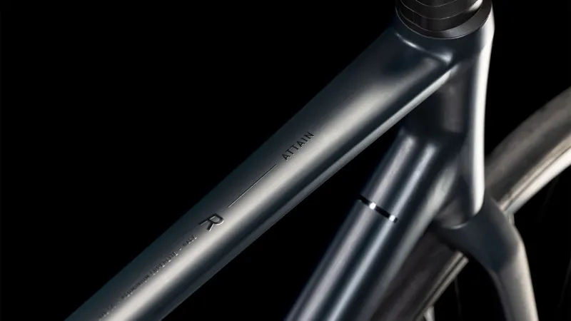 2025 Cube Attain Race - Tiagra equipped Road Bike - Night / Black-2