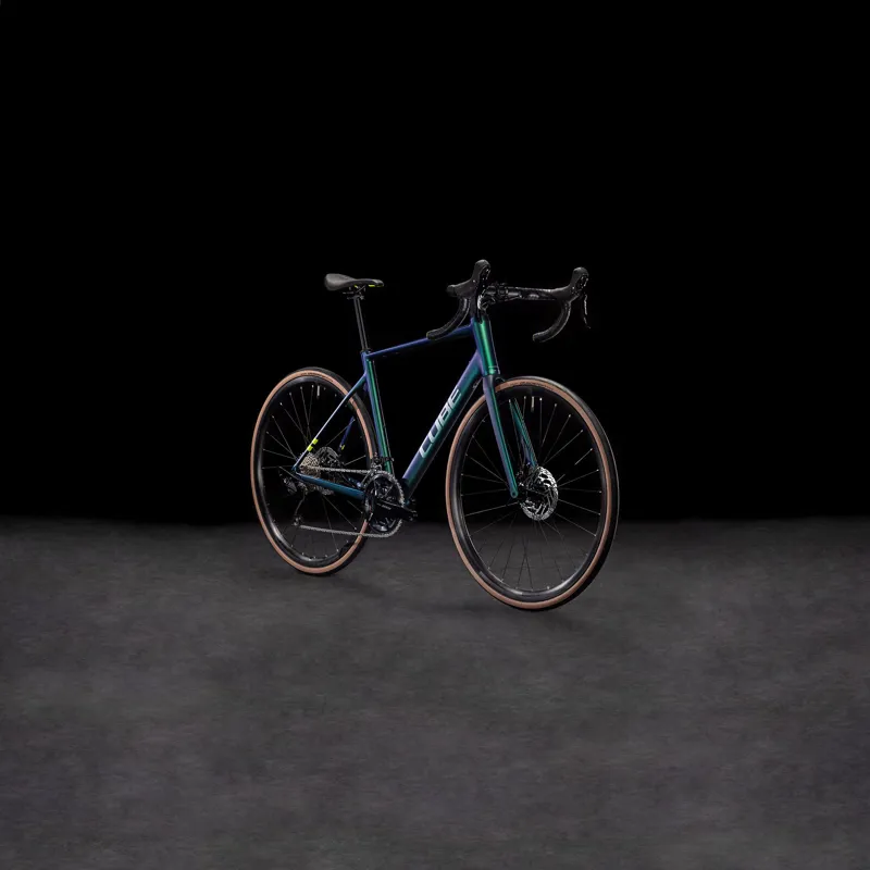 2025 Cube Attain SLX - 105 equipped Road Bike - Goblin / Yellow-1