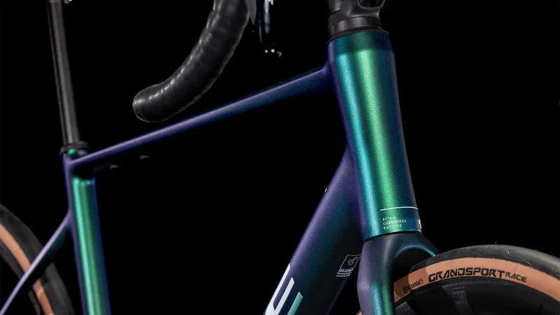 2025 Cube Attain SLX - 105 equipped Road Bike - Goblin / Yellow-6