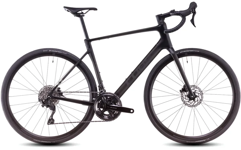 2025 Cube Attain C:62 Race - 105 equipped Carbon Road Bike - Blackline