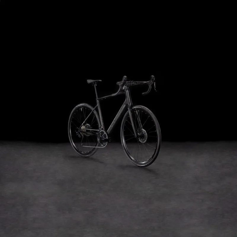 2025 Cube Attain C:62 Race - 105 equipped Carbon Road Bike - Blackline-1