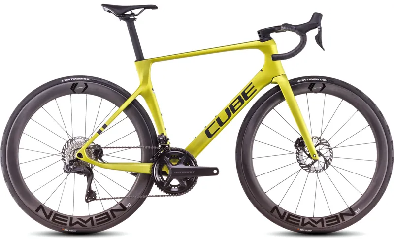 2025 Cube Agree C:62 Race - Ultegra Di2 equipped Road Bike - Flash Lime / Black