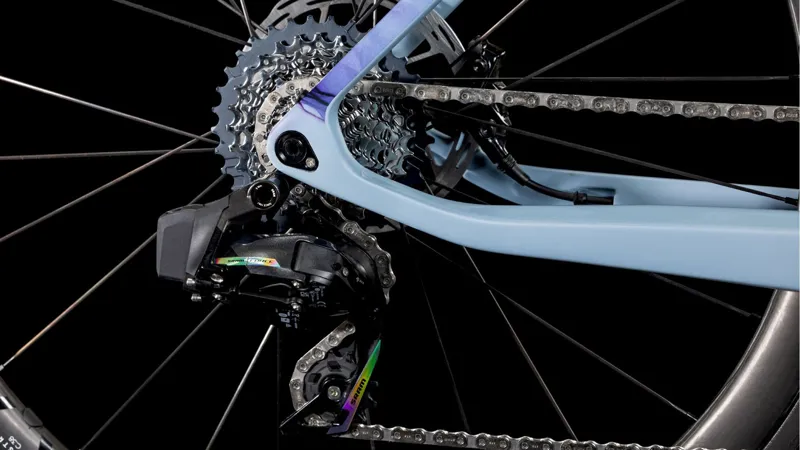 2025 Cube Agree C:62 SLX - SRAM Force AXS equipped Road Bike - Pigeon Blue / Art-6