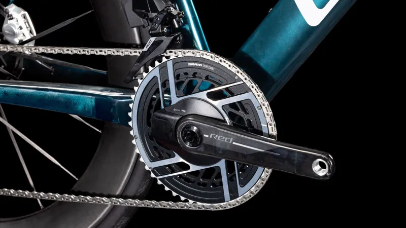 2025 Cube Litening Aero c:68x SLX - Aero Road Bike - Chrome Blue / Liquid Blue-7