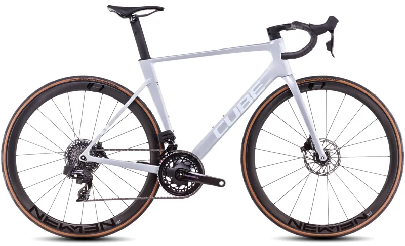 2025 Cube Litening Air C:68X Pro - Aero Road Bike - Fog Grey / White