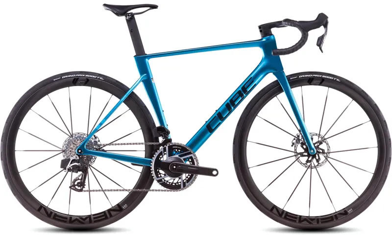 2025 Cube Litening Air C:68X SLX - Aero Road Bike - Chrome Blue / Carbon