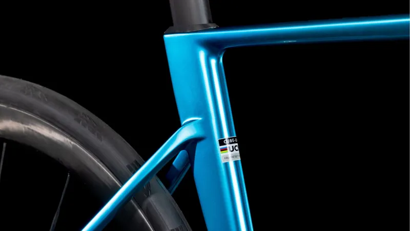 2025 Cube Litening Air C:68X SLX - Aero Road Bike - Chrome Blue / Carbon-4