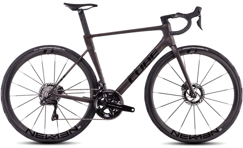 Cube Litening Air C:68X SLT - Aero Road Bike - Liquid Lava / Black