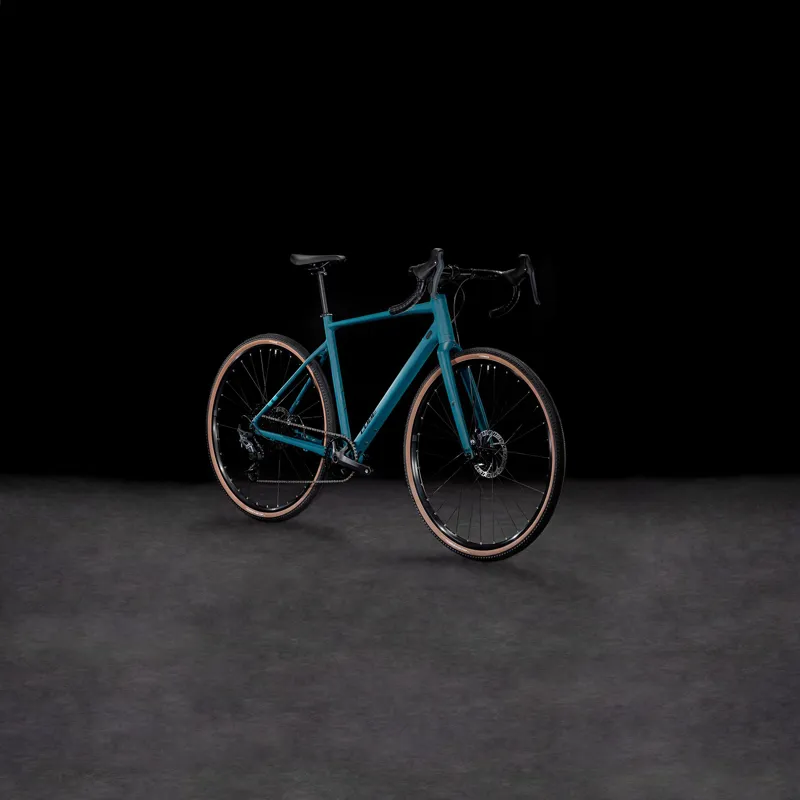 2025 Cube Nuroad One - Gravel bike - Poseidon Green / Black-1