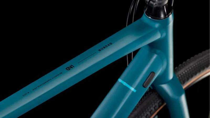 2025 Cube Nuroad One - Gravel bike - Poseidon Green / Black-2